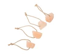 CIYODO 4pcs Pink Salt Lick Block for Horses Deer and Farm Animals Natural Rock Salt Blocks As Mineral Supplements for Goats and Livestock