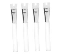 CIYODO 4pcs Portable Nose Contour Brush for Women Makeup Tools Versatile U-shaped Design for Seamless Blending and Definition Compact Travel-friendly for Natural Nose Highlighting