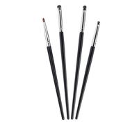 CIYODO 4pcs Precision Fine Tip Eyeliner Brush Set Soft Natural Hair Eye Makeup Applicators for Women Portable Compact Design Versatile Use for Professional and Personal Eye Makeup