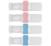 CIYODO 4pcs Proofing Cabinet Locks for Home and Furniture, Abs Material Safety Drawer and Refrigerator Door Locks to Prevent from Opening and Avoid Accidents