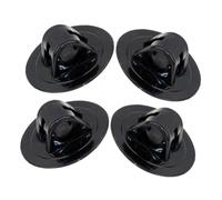 CIYODO 4PCS PVC Kayak Motor Mount Brackets Motor Support Holder for Fishing Canoe Boat Easy to Install Secure Outboard Engine Fixing Clips