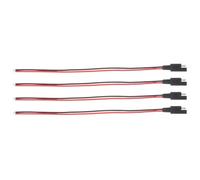 CIYODO 4Pcs Sae Extension Cable 2Mm² Solar Panel Wire Harness 12V Quick Disconnect Plug Connector for Tractor Automotive Battery Renewable Energy Systems