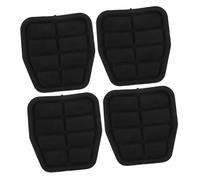 CIYODO 4pcs Slip Brake Pedal Covers for Plastic Foot Pedal Caps with Textured Surface Easy Installation Replacement