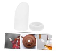 CIYODO 4pcs Small Silicone Teapot Spout and Lid Covers Anti-leak Heat Resistant Protectors for Various Tea Pots Easy to Install and Clean Portable for Dust and Burn Protection