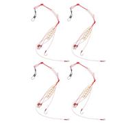 CIYODO 4pcs Spring Fishing Bait Cage for Carp Angling Accessories Portable Feeder Basket Holder with Secure Bait Retention Easy to Use Freshwater Fishing Feeder Trap