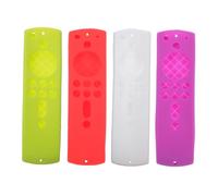 CIYODO 4pcs Stick Silicone Remote Case Replacement Cover for Firestick Remote Tv Controller Cover Protection Full Access to Buttons Professional Craftsmanship Random Color