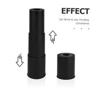 CIYODO 4Pcs Telescoping Gas Lift Dust Covers for Office Chairs Plastic Cylinder Protection Sleeves with Non-Slip Design Easy to Install Three-Section Chair Cylinder Lift Covers to Prevent