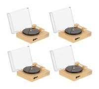 CIYODO 4pcs Tiny CD Player Record Player Models for Bedroom Living Room Decor