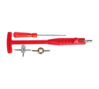 CIYODO 4pcs Tire Valve Core Removal Tool Multi-Functional Valve Stem Puller for Car Motorcycle Bicycle Compact Portable Ergonomic Design for Easy Maintenance