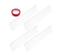 CIYODO 4pcs Transparent Window Sill Protector for Dogs Cats Scratch Resistant Clear Pet Window Guard Chew and Claw Ledge Cover Easy Clean Home Safety Seal