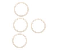 CIYODO 4pcs Unfinished Wooden Wreath Frames for Crafts Floral Ring for Home Decor Easy DIY Design with Guide for Christmas Weddings and Holidays