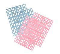 CIYODO 4Pcs Wear Resistant Floor Pads for Rabbit Cages Lightweight Square Foot Mats for Bunny Guinea Pig and Pet Resting Easy to Cut Assemble for Environments
