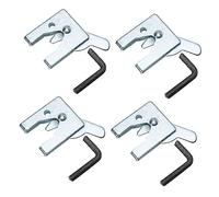 CIYODO 4sets Pet Cage Lock Appearance Easy to Install Galvanized Material for Kinds of Cages
