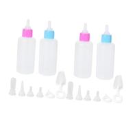 CIYODO 4sets Pet Nursing Feeding Bottle Kit for Kittens and Puppies and Material Safe and Practical for Pets for Newborn Animal Feeding and
