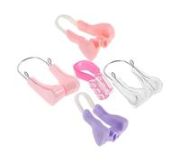 CIYODO 5 Pcs Invisible Silicone Nose Shaper Clip for Women and Men Comfortable Soft Nose Beauty Device with Improved Breathing and Facial Contours