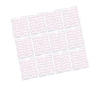 CIYODO 50 Sheets Self-adhesive Lash Mapping Chart Eye Pads for Eyelash Extension Practice Eyelash Stickers for Beauty Salon Makeup Lash Grafting Accessories