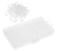 CIYODO 500Pcs White S-Clips Rubber Band Bracelet Making Tool Plastic Clips for DIY Loom Bands Jewelry Craft Connectors Lightweight and Easy to Use