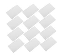 CIYODO 50PCS Aluminum Blank Business Cards for Sublimation Printing Metal Name Plates for DIY Compact Printable Cards for Office and Corporate Use