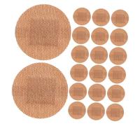CIYODO 50PCS Breathable Round Cloth Bandages for Sensitive Skin Strong Adhesive Finger and Joint Wound Protection Travel Essentials for Blister Prevention and Enhanced Healing