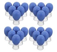 CIYODO 50pcs Facial Cupping Device Blue Silicone Vacuum Cups for Skin Suction and Massage Gentle and Safe Face Suction Cups for Lymphatic Massage and Skin Tightening Home Use Facial
