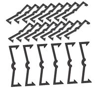 CIYODO 50pcs Fixed Buckle Plastic Pegboard Hook Locks for Hanging Pegboard Hooks Home Garage Accessories