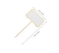 CIYODO 50pcs Food-Grade Cheese Board Signs Blank Toothpick Flags for Party Buffet Charcuterie Board Food Markers Wedding Birthday Decorations Safe and Stylish Labeling