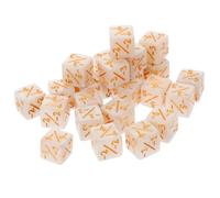 CIYODO 50PCS Math Learning Dice Set for Educational Dice for Early Childhood Teaching Precision Crafted with Design for Classroom Activities and Problem Solving Skills