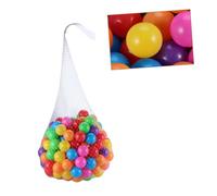 CIYODO 50pcs Ocean Plastic Balls for Kids 7cm Ball Pit Toys with Mesh Storage Bag Non-toxic Multi-use for Indoor and Outdoor Fun