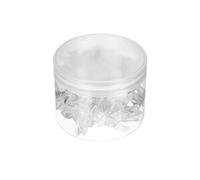 CIYODO 50pcs Pushpin Push Pin Clips Plastic Iron Reusable No Hole Solution Light Weight Multi-function Push Pin Clips for Cork Boards Photo Small Items Home Supply