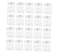 CIYODO 50pcs Reusable Fake Ice Cubes Plastic Blocks for Decoration Smooth Irregular Shape with Material Realistic Transparent Square Artificial Ice for Table Setting and Photography