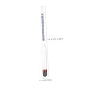 CIYODO 5pcs Alcohol Tester Hydrometer Triple Scale Distilling Supplies for Liquor Brewing Wine Making Accurate Percentage Measurement