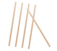 CIYODO 5Pcs Dollhouse Wood Trim Molding Miniature Wall Border Strips for DIY Tiny Living Skirting Board Decoration Authentic Realistic Finish for Home Projects