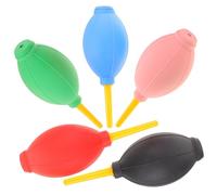 CIYODO 5Pcs False Eyelash Blower Multi-Functional Air Dryer and Dust Cleaner Compact Lightweight Soft Rubber Air Blowing Tool for Eyelash Glue Drying and Camera Lens Cleaning