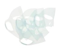 CIYODO 5pcs High Elasticity Silicone Face Mask Covers Reusable Adjustable Ear-hook Style Holders for Sheet Masks Stretchable Fit for All Face Shapes Locks in Moisture and Washable