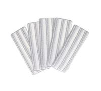 CIYODO 5pcs Microfiber Mop Pads Refill for Household Floor Cleaning Reusable Self Adhesive Flat Replacement Heads Absorbent Pads Suitable for Tiles and Floors