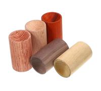 CIYODO 5Pcs Mini Wooden Aromatherapy Diffuser Car Essential Oil Diffusing Wood with Natural Solid Wood Compact Home and Vehicle Air Freshener Fragrance for Office Bedroom Study