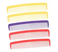 CIYODO 5pcs Oversized Giant Wide Tooth Comb in Red Yellow Purple for Halloween Carnival Pranks Photography Stage Performance Props Lightweight Funny Styling Tool