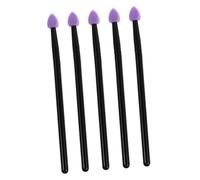 CIYODO 5PCS Silicone Eyeshadow Makeup Brushes Multi Purpose Facial Cosmetic Soft Brush Heads for Daily Eye Makeup Application