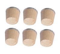 CIYODO 6 Pack Cork Plug Stopper for Insulated Bottles Kettle Hot Water Bottle Wooden Cork Bottle Stoppers Wine Stoppers for Wine Bottles