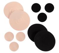 CIYODO 6 Pairs Cotton Breast Pads for Breastfeeding Comfortable, Breathable, Reusable Nipple Protectors for New Mothers and Girlfriends, Thin Invisible Pasties for Everyday Use