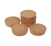 CIYODO 6 Pcs Bulb Vase Cork Lids for Glass Planter Micro Landscape Terrarium Jar Sealing Caps with Smooth Rounded Design Preventing Water Evaporation for Hydroponic Plants and Decorative