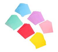 CIYODO 60pcs Colorful Disposable Cocktail Napkins Paper Guest Towels for Wedding Birthday Party Summer Picnic Beverage Dessert Tissue Squares in Mixed Red Yellow Purple Blue Green Pink