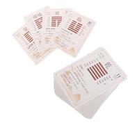 CIYODO 64pcs I Ching Card Game with Guide Book Beautifully Designed Chinese Divination Cards for Beginners and Experienced Users for Personal Development and Spiritual Practice