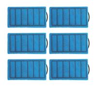CIYODO 6pcs Activated Carbon Aquarium Filter Cartridges for Built-in Fish Tank Internal Filter Replacement Compact Filtration Insert with Multihole Carbon Pads for Freshwater Bowls Water