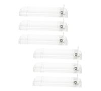 CIYODO 6pcs Automatic Cigarette Rack Display Holder for Retail Store Pusher Trays Organizer Shelf Divider