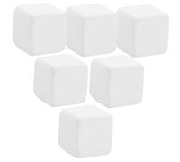CIYODO 6pcs Calcium Block Mineral Cubes for Tortoise Tank Natural Reptile Calcium Stones Grindable Surface for Turtle Enhancement