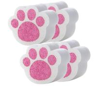 CIYODO 6pcs Cat Claw Dishwashing Scrub Sponges Non-Scratch Mirror Cleaning Sponge for Kitchen and Bathroom Comfortable Grip Absorbent Scrubber Household Cleaning Tools