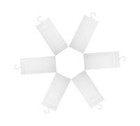 CIYODO 6pcs Disability Placard Holders for Car PVC Transparent Permit Sleeve Compact Lightweight Parking Sign Cover with Hanger for Auto Visor Interior Accessories