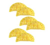 CIYODO 6pcs Egg Paint Easter Dumpling Models Fake Food Realistic Kitchen Dumpling Model