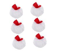 CIYODO 6pcs Gentle Plush Powder Puff Makeup Applicator for Newborns Multipurpose Washable Cosmetic Cushion for Foundation Blush Loose Powder Travel-friendly Indoor Outdoor Use